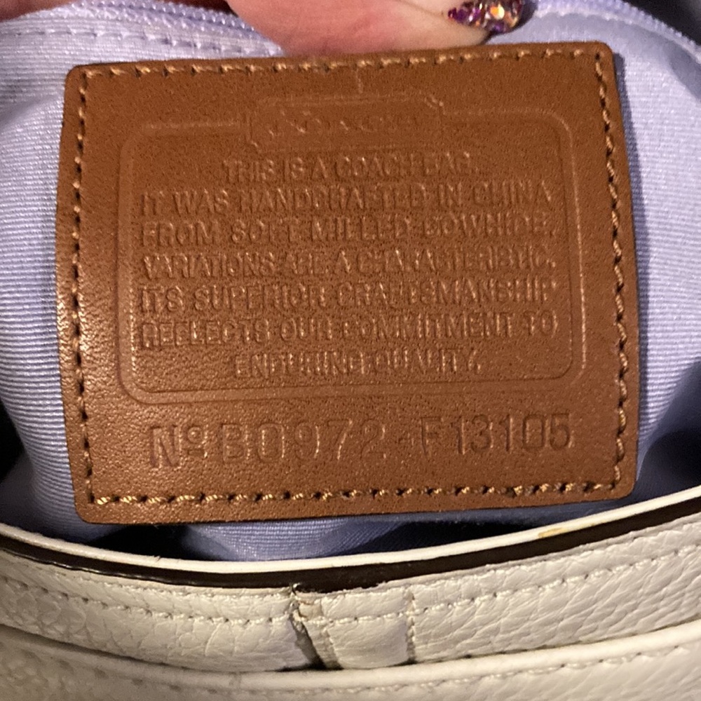 New Coach white leather - Picture 4 of 5